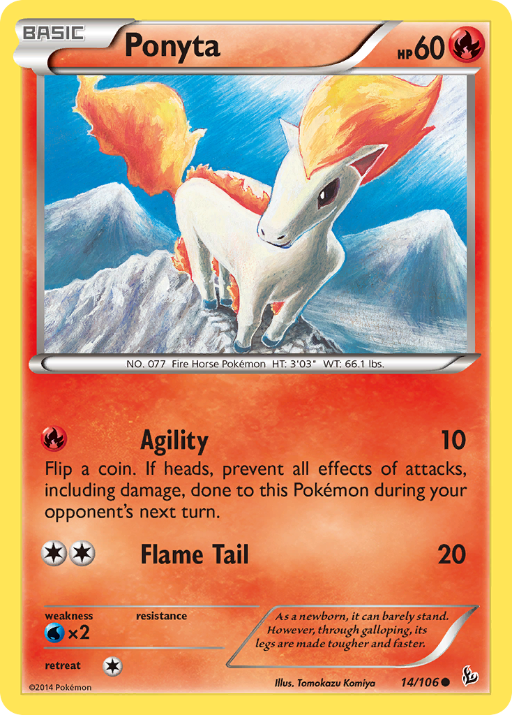 Flashfire Ponyta #14/106